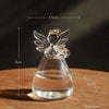 Creative Transparent Angel Hydroponic Vase – Modern Glass Flowerpot for Home Décor