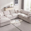 Cloud Sectional Sofa with Movable Ottoman