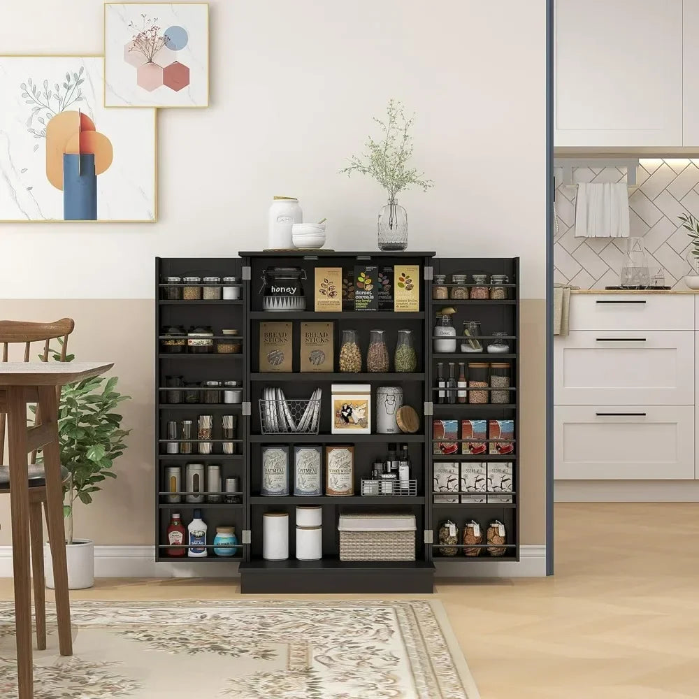 41" Freestanding Kitchen Pantry Cabinet