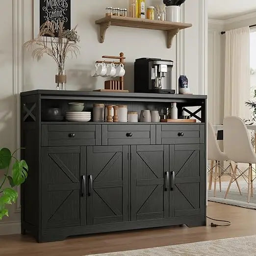 51" Farmhouse Buffet Sideboard Cabinet