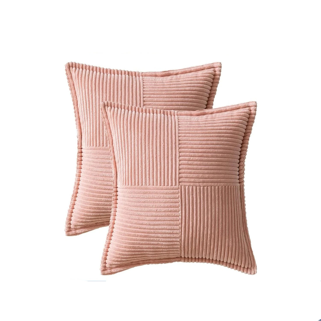 Soft & Cozy Geometric Pattern Polyester Corduroy Cushion Cover – Stylish Decorative Pillowcase for Living Room & Home Décor