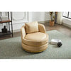 Swivel Accent Chair – 360° Swivel Barrel Chair for Living Room & Bedroom