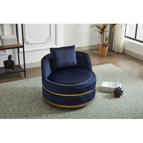 Swivel Accent Chair – 360° Swivel Barrel Chair for Living Room & Bedroom