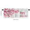 Valentine's Day Pastoral Country Decoration Curtain – Durable Kitchen Semi-Blackout Curtain