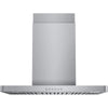 BMAD Stainless Steel Wall Mount Range Hood – Ultra-Thin Kitchen Exhaust with 4-Speed Fan, LED Lights & Push Button Controls