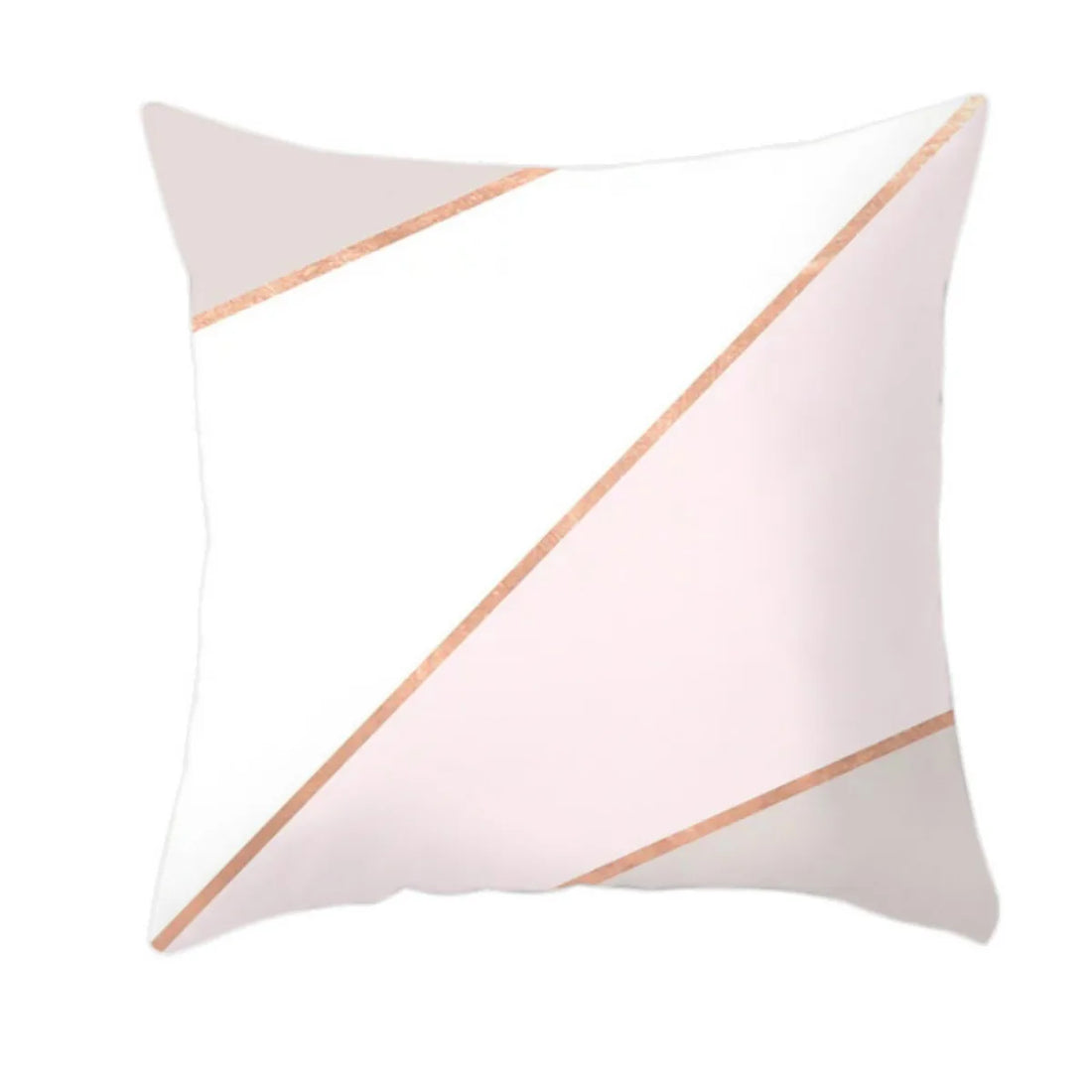 Set of 4 Modern Pink Pillowcases – Soft Polyester Peachskin Cushion Covers for Car, Sofa, Bedroom & Living Room