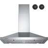 IsEasy 30-Inch Wall Mount Range Hood – 500 CFM Stainless Steel Kitchen Vent with Ducted/Ductless Convertible System & 3-Speed Exhaust Fan